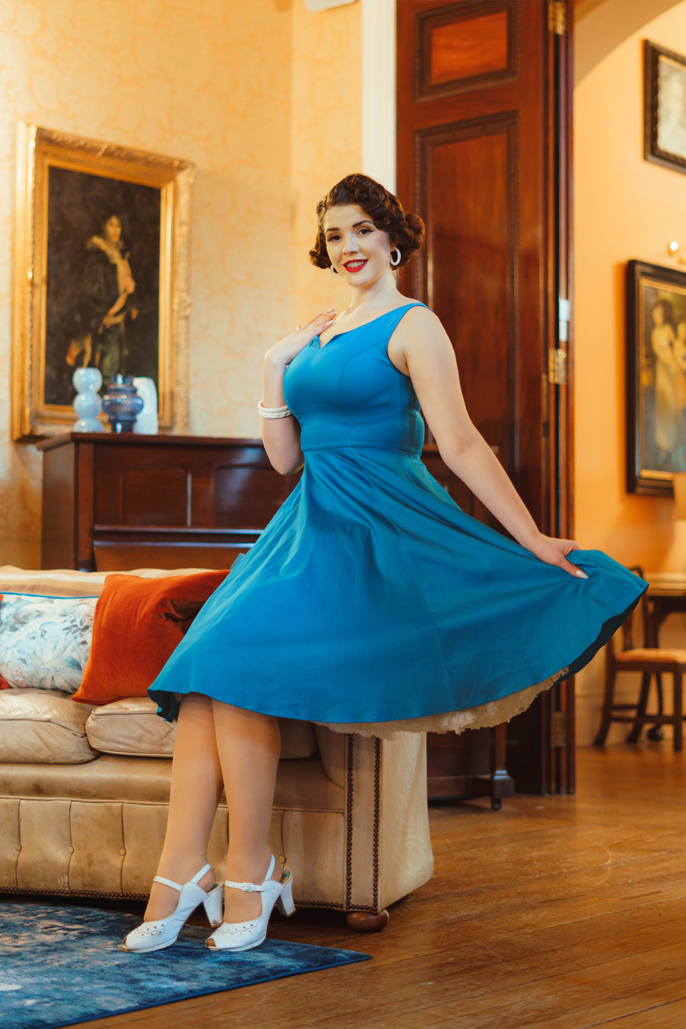 Vivienne Swing Dress in Extended Sizing
